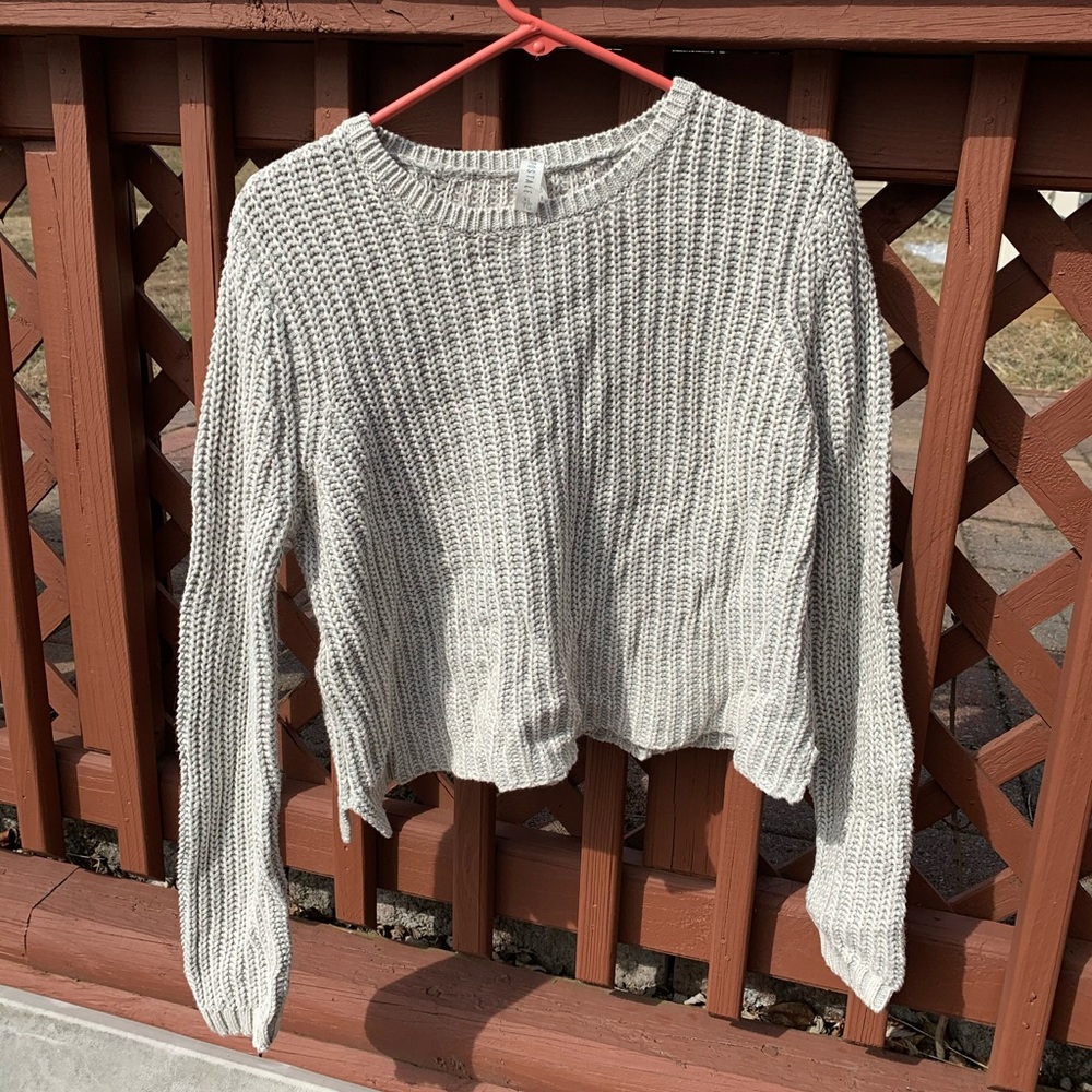 Aeropostale Long Sleeve Crop Top Sweater NWT